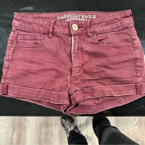 Maroon American Eagle Outfitters Shorts